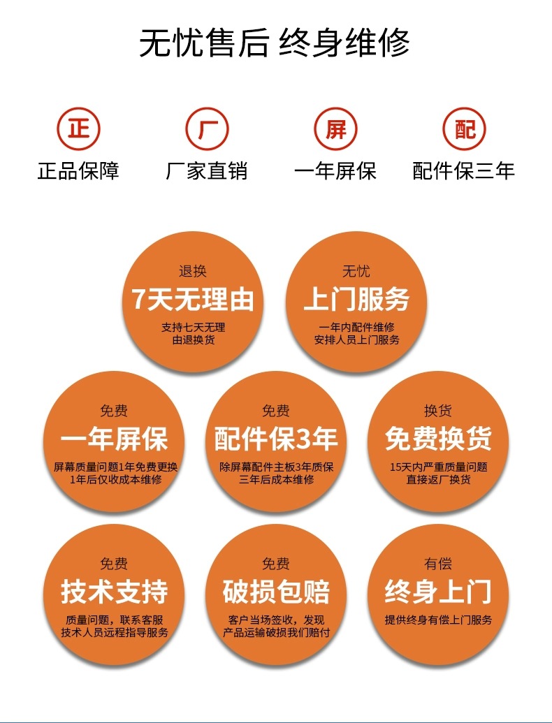 關于售后服務